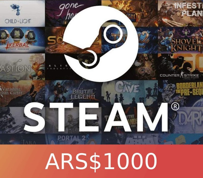 ars10003.jpg Steam Gift Card 1000 ARS AR Activation Code - Image 1